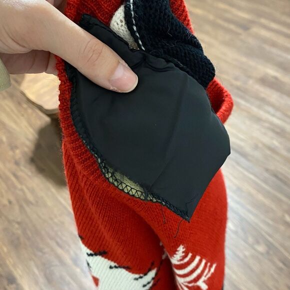 ALFRED DUNNER Crew Neck Color Block Wool Blend Shoulder Pad Size S - Picture 6 of 6